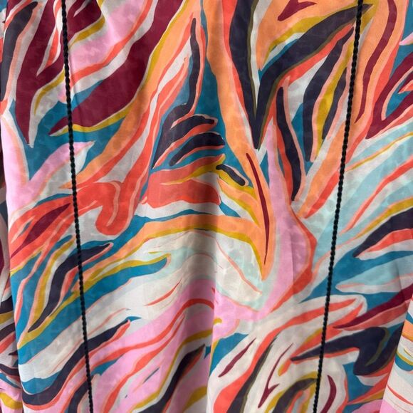 Marie Oliver Multicolor Tassel Lightweight Relaxed Top XS - Picture 3 of 6